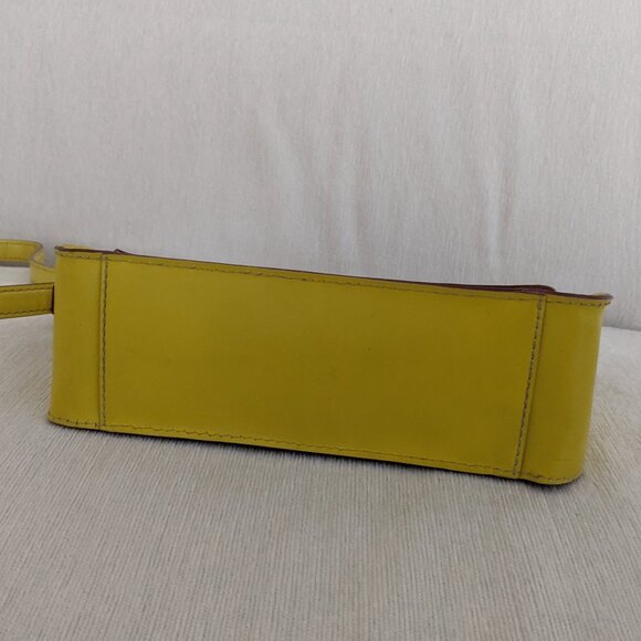 Kate Spade Chartreuse Yellow Crossbody Bag with Duster Bag - Picture 9 of 10